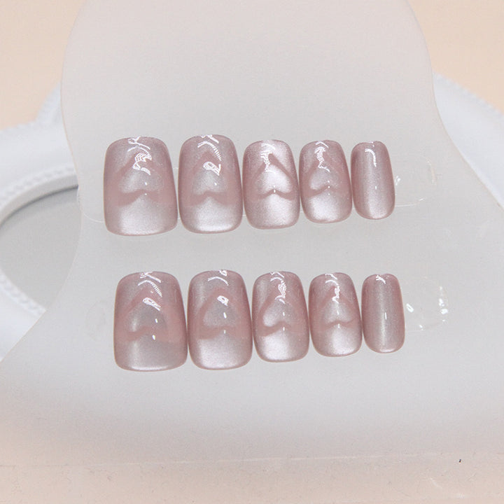 Herz-verzierte Gradient-Nagelkunst-Kit Karnz