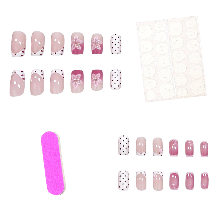 Floral Abstract Nail Art Set Karnz