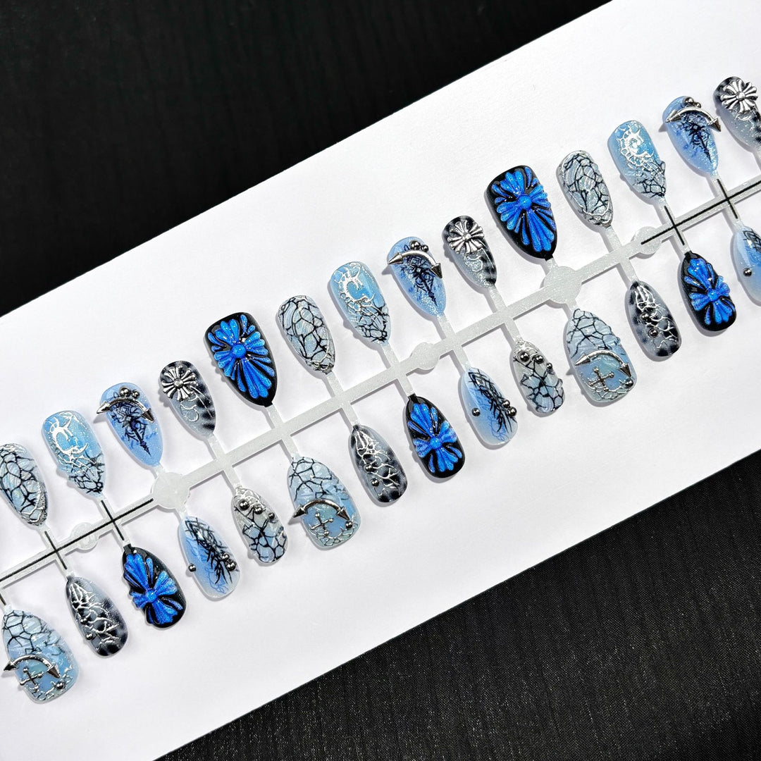 Künstlerisches Gel Press-On Nagel Set