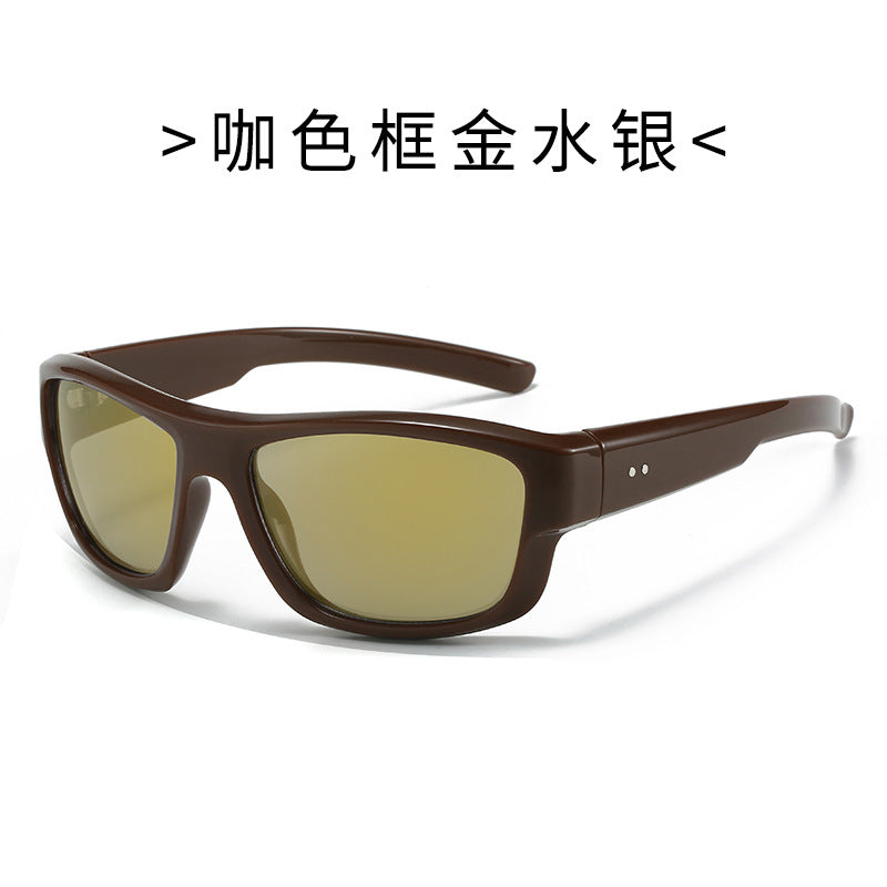 Damen Sport-Sonnenbrille mit robustem Rahmen und UV-Schutz Karnz