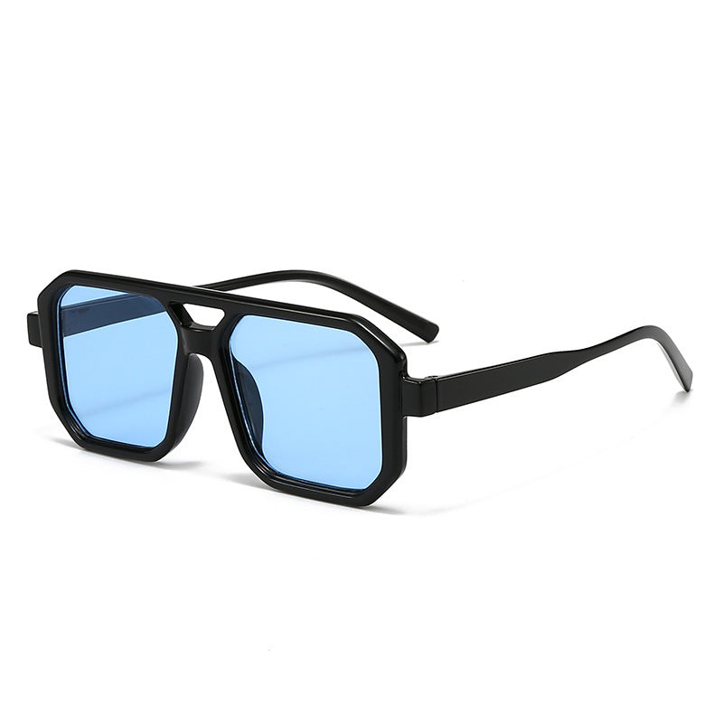 Damen Geometrische Sonnenbrille mit stylischem Muster Karnz