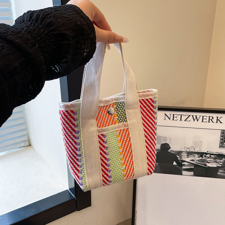 Bunte Gewebte Strandtasche Karnz