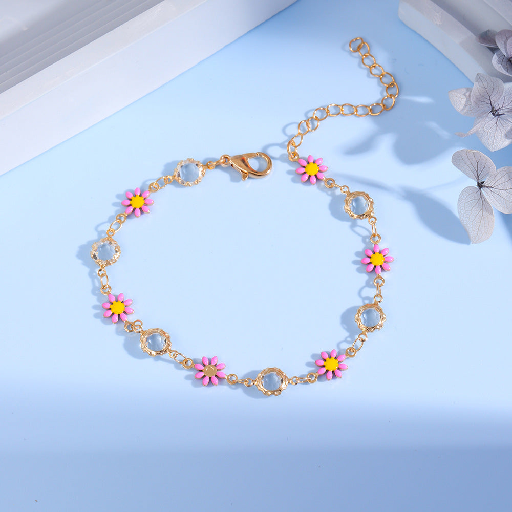 Floral Charm Bracelet Karnz
