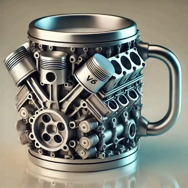 Bierkrug im Motor-Design Karnz
