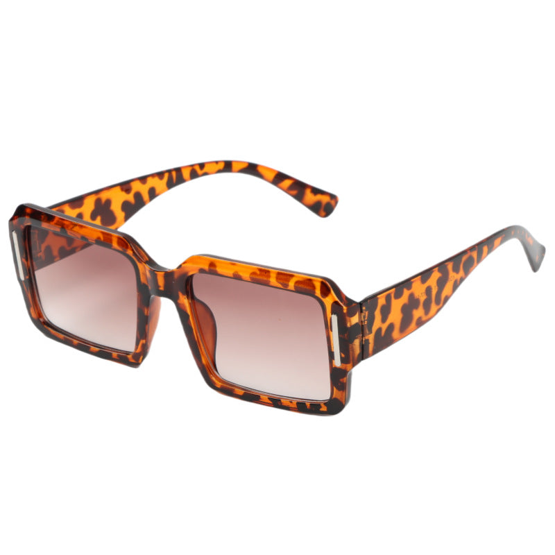 Damen modische quadratische Sonnenbrille im minimalistischen Design Karnz