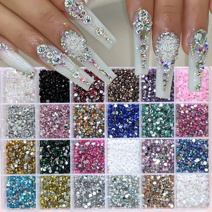 Nail Art Dekorationsstein Set
