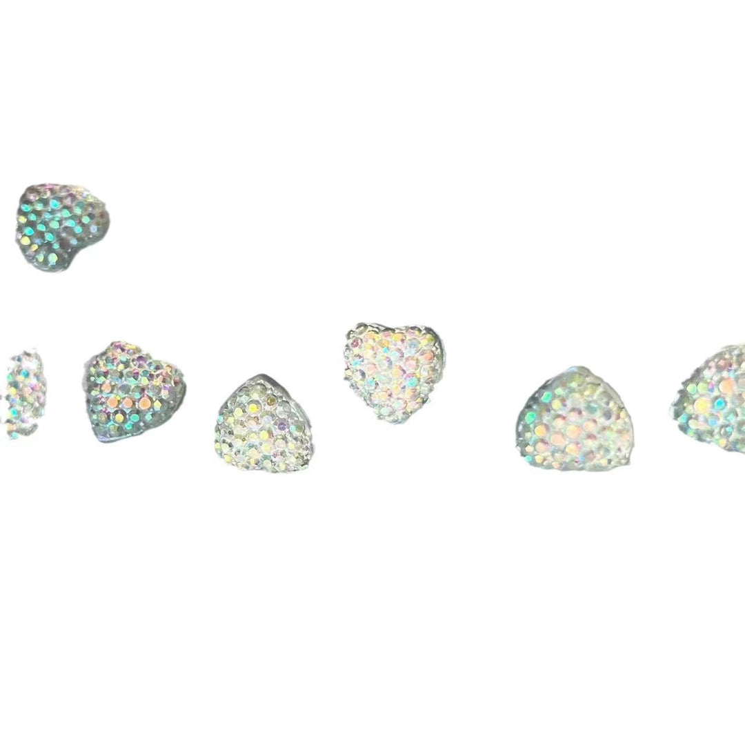 Glitzernde Herzform Schmucksteine Karnz