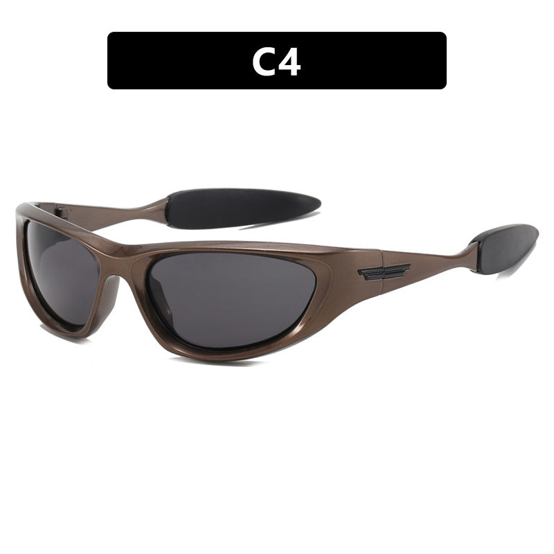 Damen sportliche Sonnenbrille mit rutschfestem Design Karnz