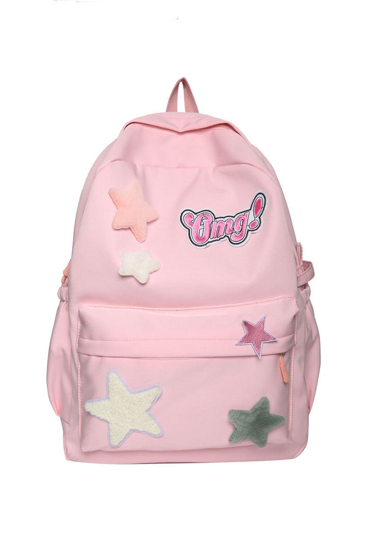 Spaß bestickter Rucksack mit Sternmotiv