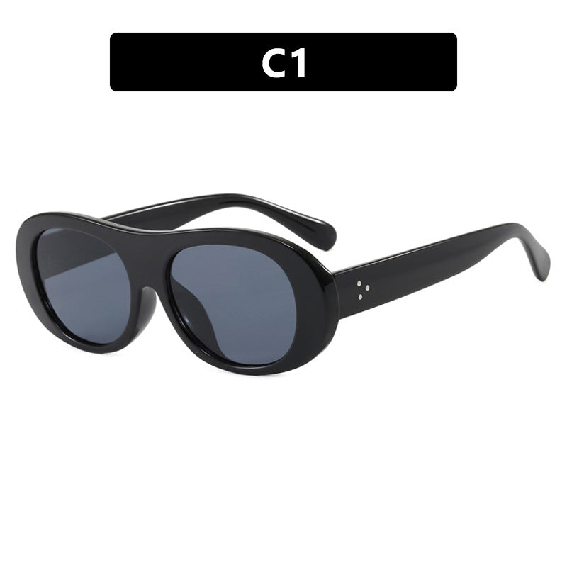 Damen modische Oversized-Sonnenbrille mit elegantem Schildkrötenmuster Karnz
