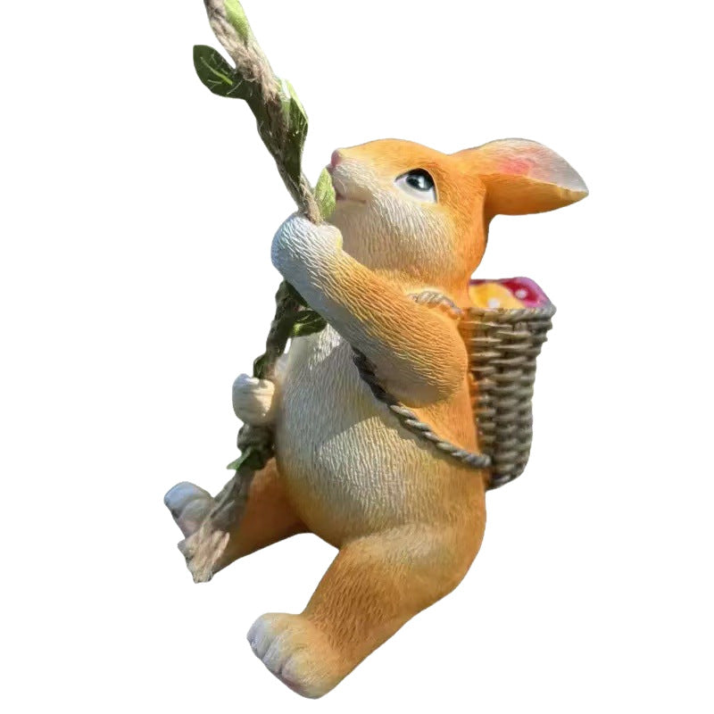 Niedliche hängende Hasenfigur Karnz