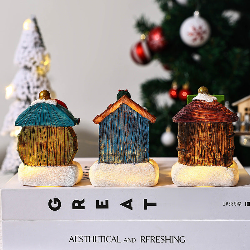 Beleuchtete Weihnachtsdorf-Dekoration Karnz