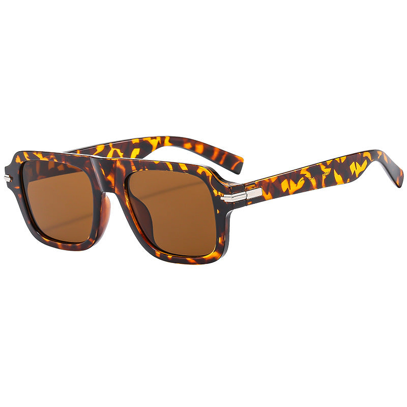 Damen Designer-Sonnenbrille mit modernem eckigen Rahmen und polarisierten Gläsern Karnz