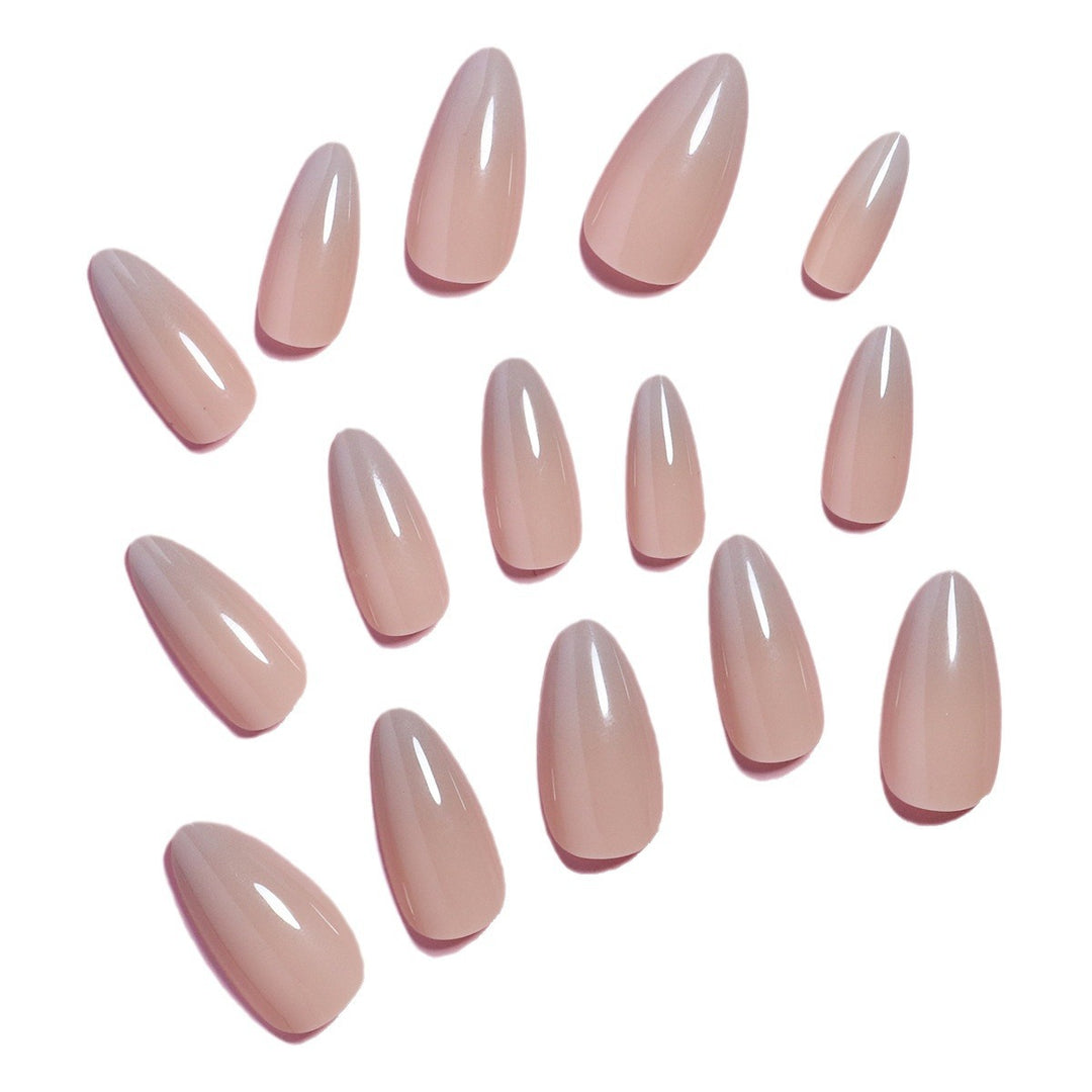 Natürlicher Effekt Press-On Nail Set Karnz
