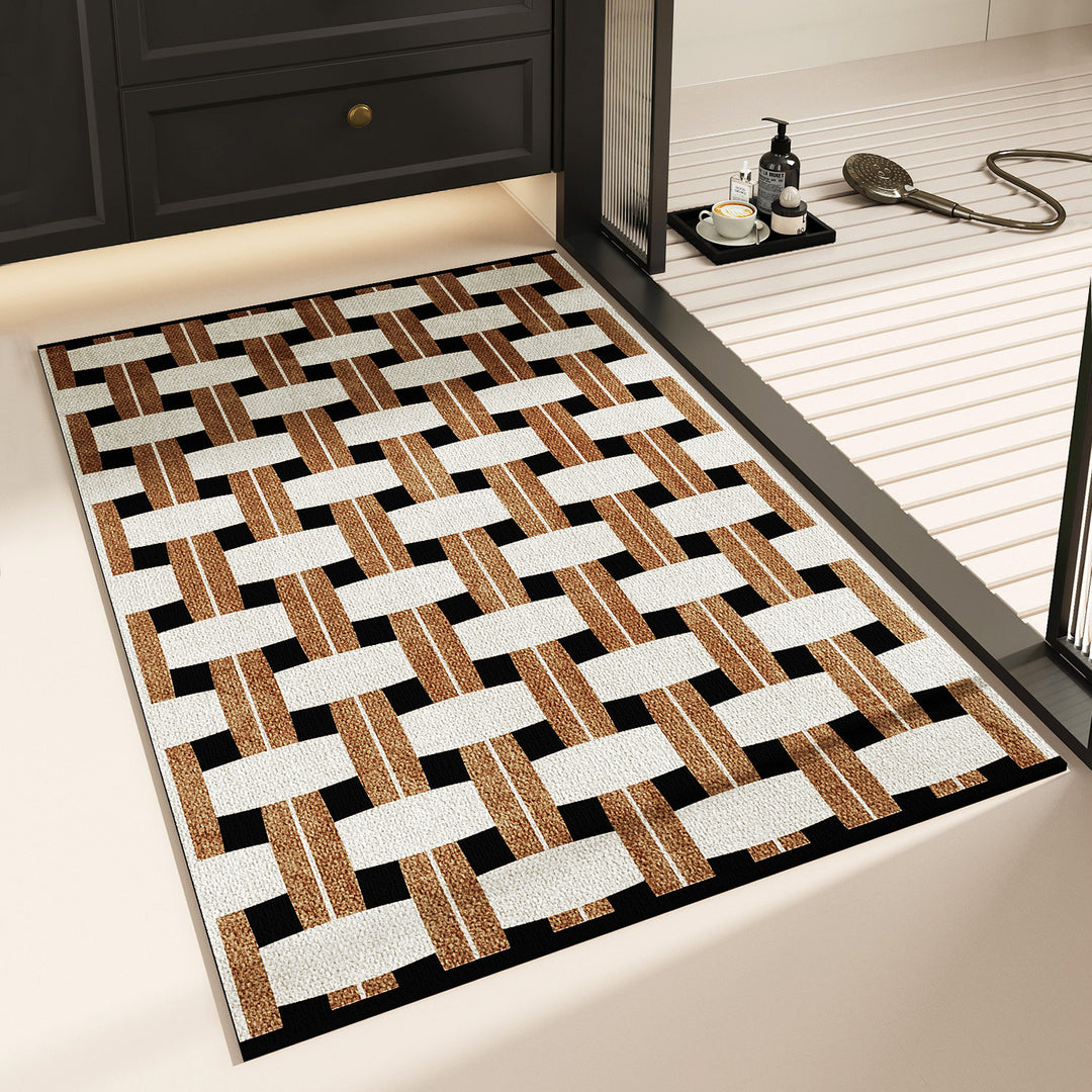 Zeitgenössischer geometrischer Design-Teppich für Zuhause