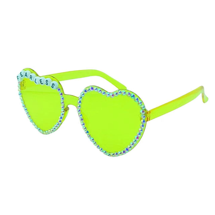 Herzförmige Modesonnenbrille Karnz