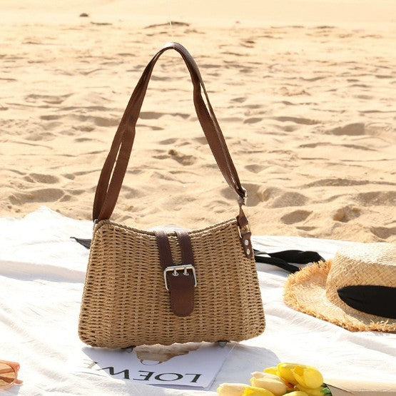 Damen Handtasche im modernen geflochtenen Design Karnz