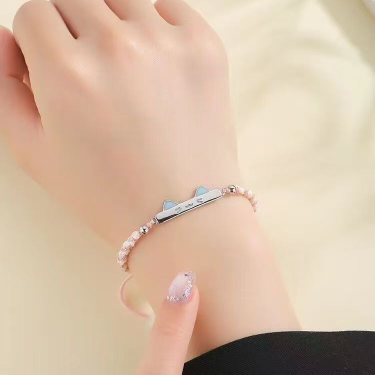 Niedliche Katzen-Themen Charm-Armband Karnz