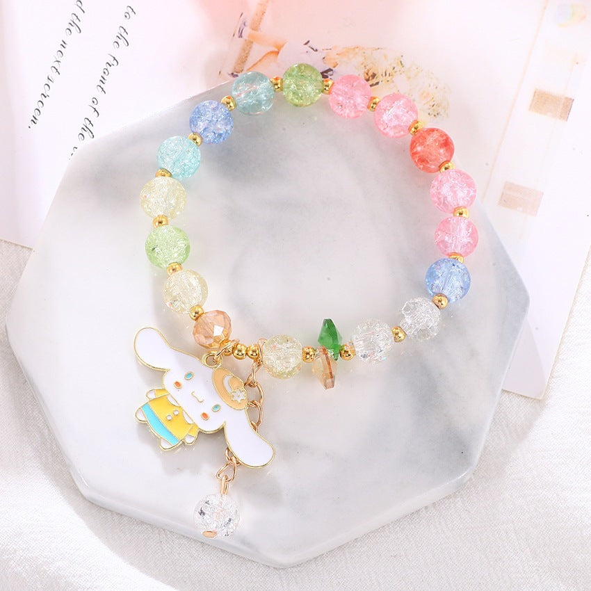Verspieltes Armband mit Bunten Glasperlen Karnz