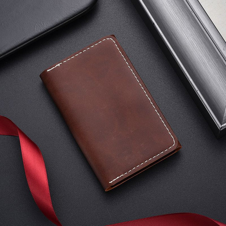 Premium Leder Minimalistischer Reisepasshalter Karnz