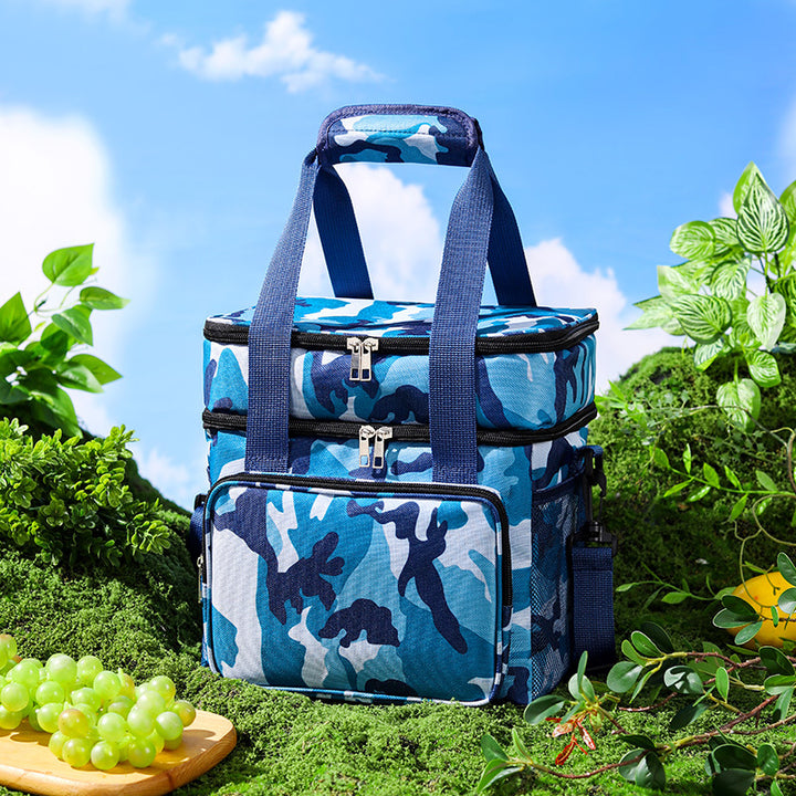 Isolierte Camo Mittagskühltasche Karnz