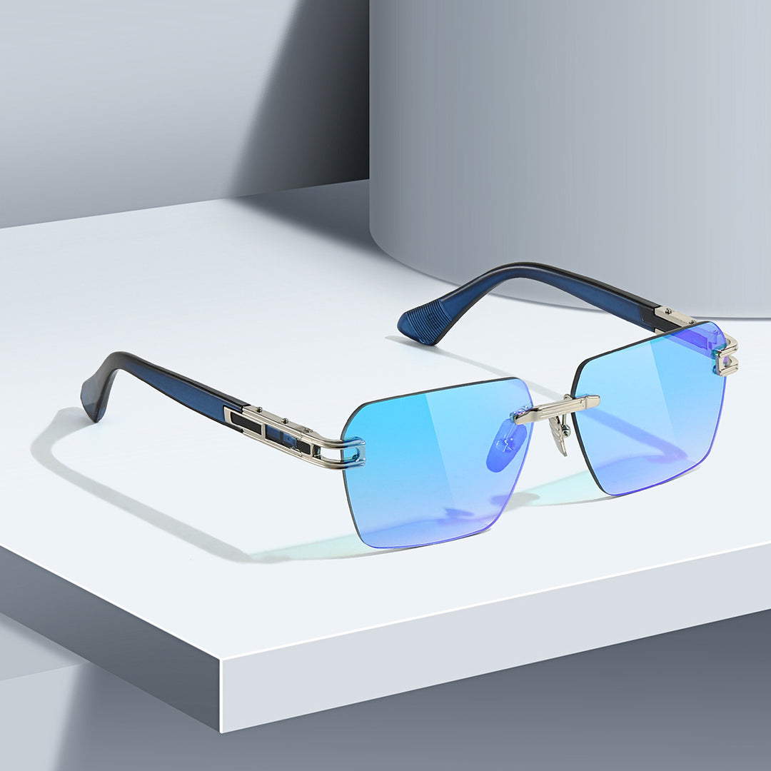 Fashion-Forward Übergroße Quadratische Sonnenbrillen Karnz