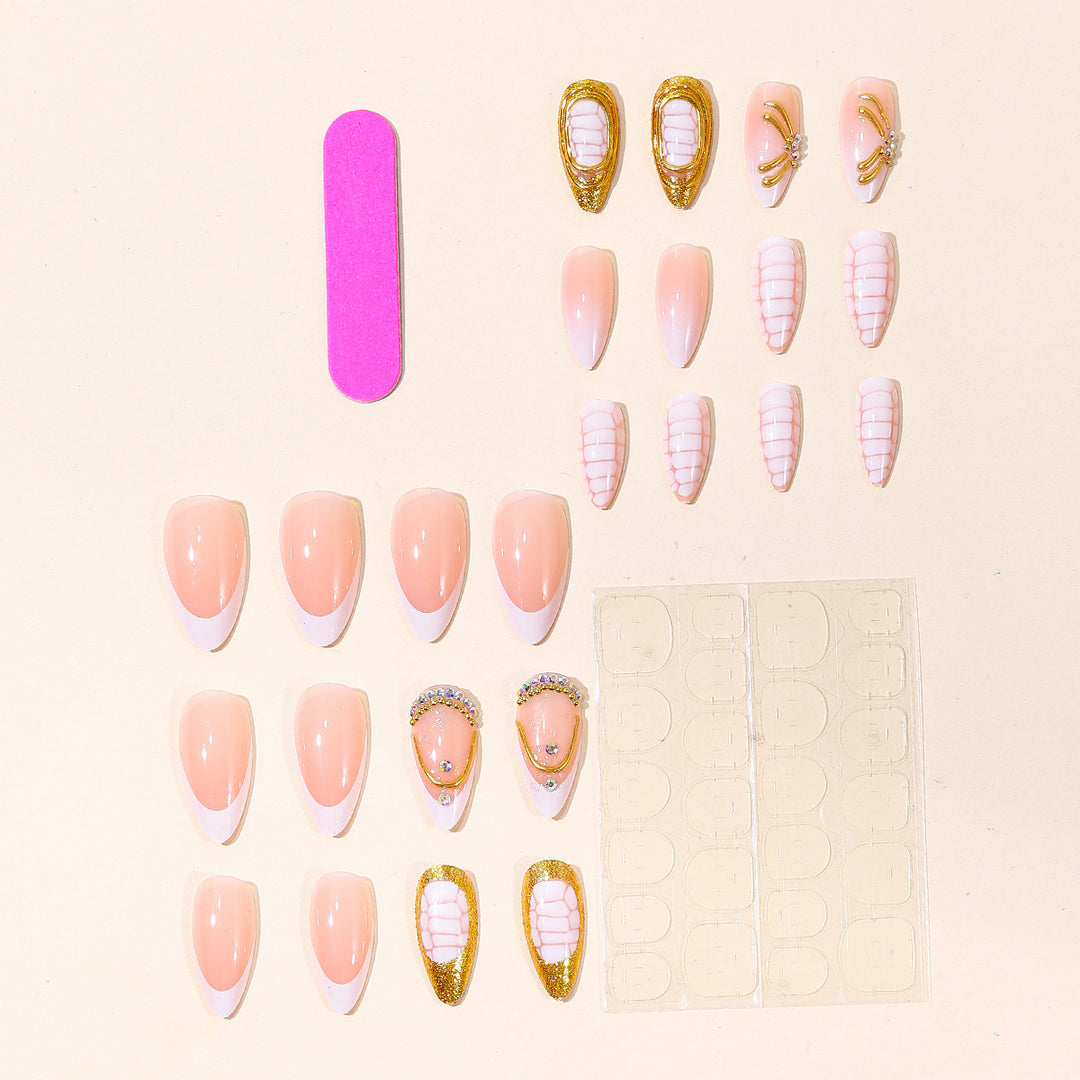 Elegantes dekoratives Gel-Nagelkunst-Set Karnz