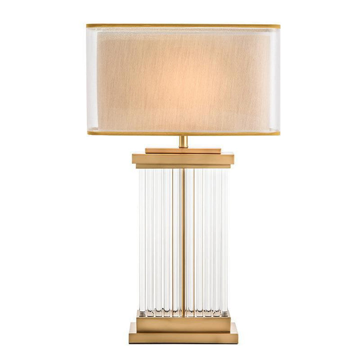 Elegante Kristall Tischlampe