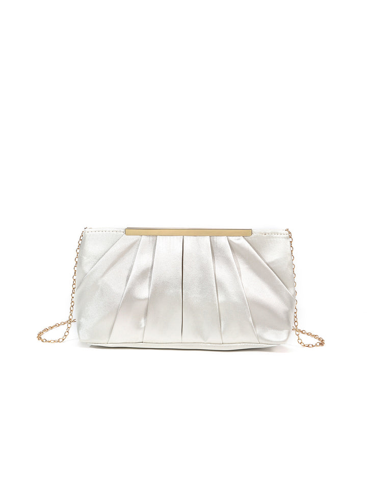 Elegante Falten Clutch für den Abend