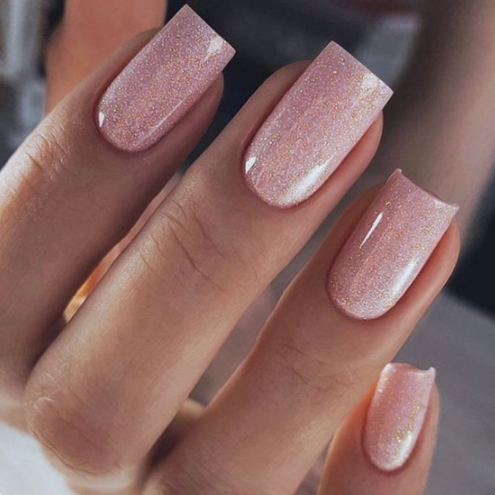 Glamouröse Glitzernde Press-On Nagelspitzen Karnz