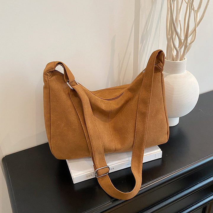 WoSoft Wildleder Hobo Handtasche Karnz