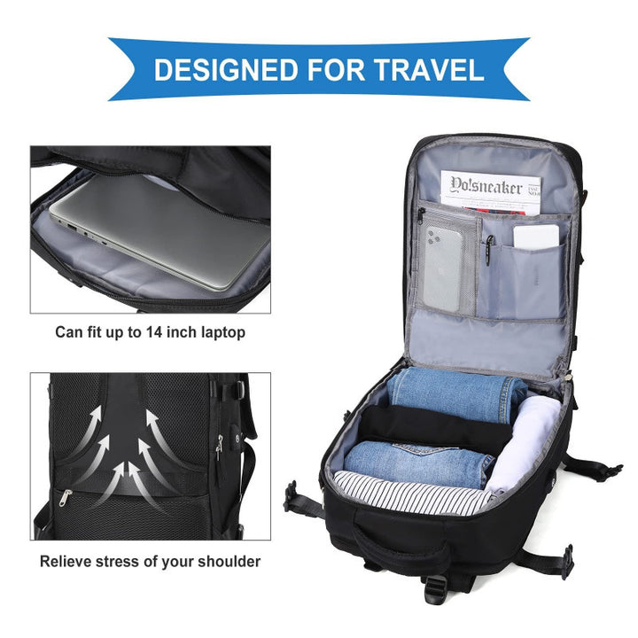 Multifunktionaler Rucksack mit Abnehmbarem Innenfach Karnz