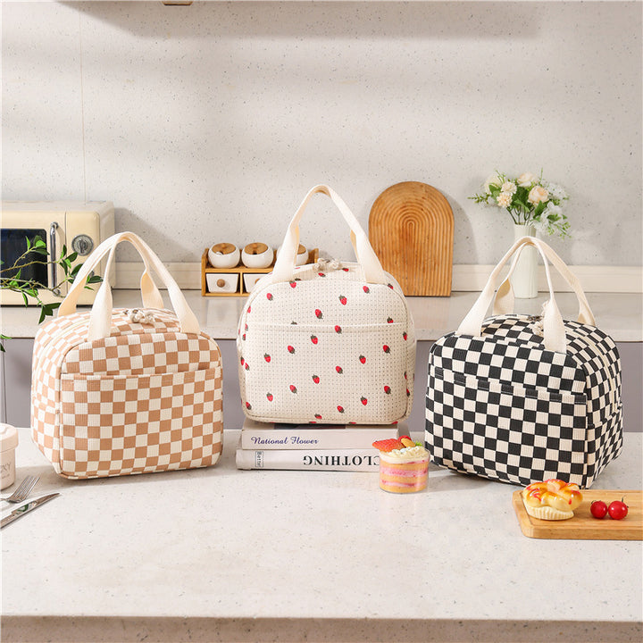 Isolierte Lunch-Tasche mit süßem Obstdesign