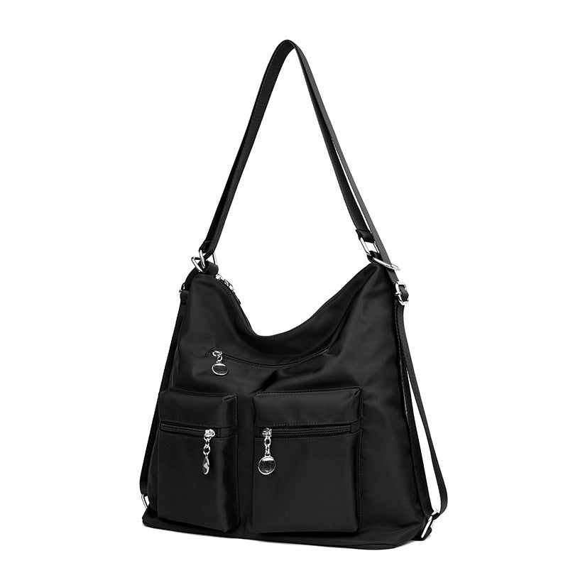 Geräumige Mehrfachtaschen-Schultertasche Karnz