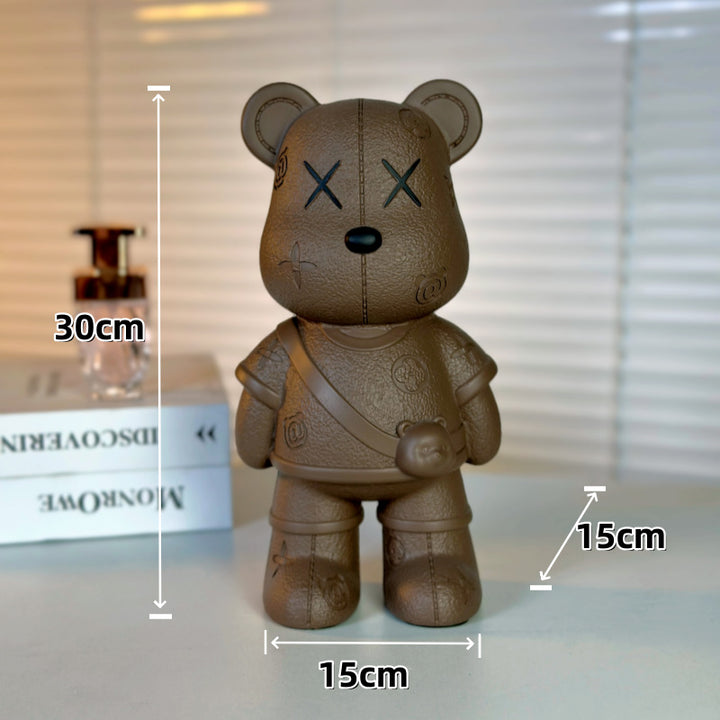 Künstlerische Bärenfigur für die Heimdekoration