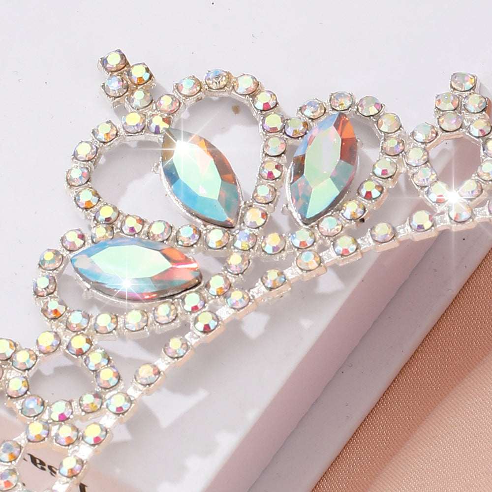 Damen Kristall Tiara Karnz