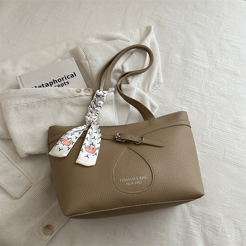Bequeme Leder-Tote-Bag