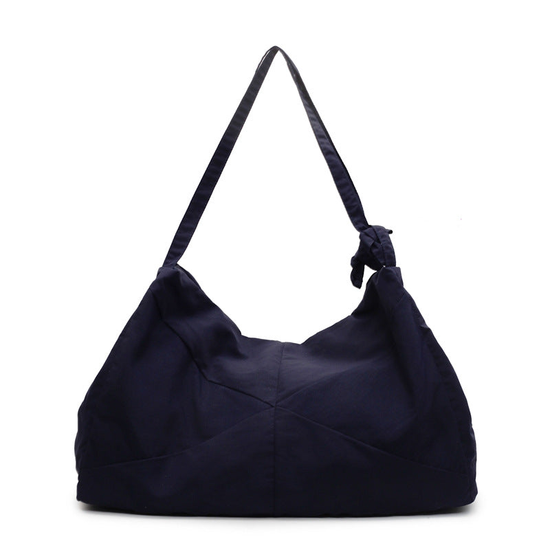 Texturiertes Stoff Schulter Hobo Bag Karnz