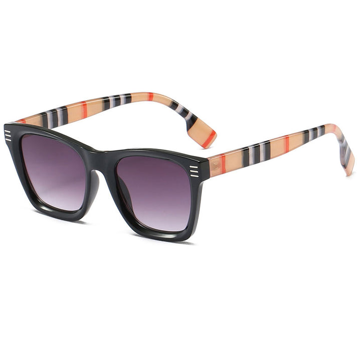 Damen oversized Sonnenbrille mit einzigartigem Schildpatt-Muster Karnz