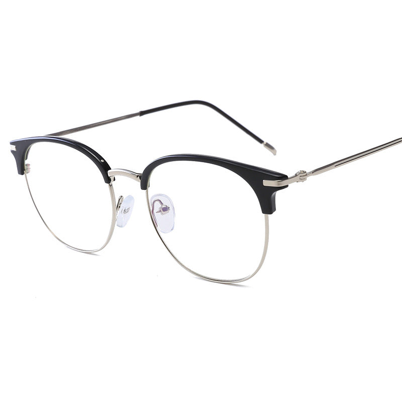 Damen modische cat-eye Brille mit filigranem Metallrahmen Karnz