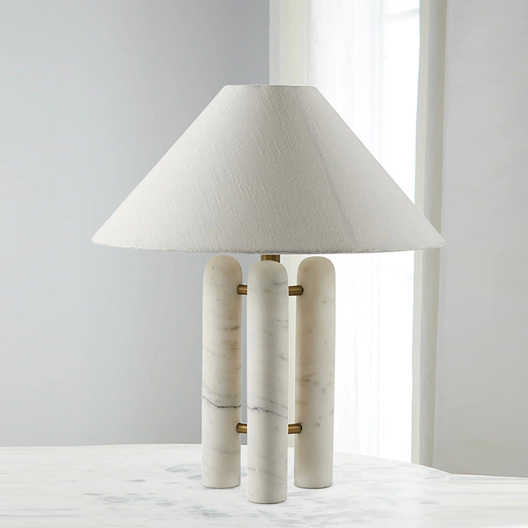 Zeitgenössische Marmor-Akzent-Tischlampe