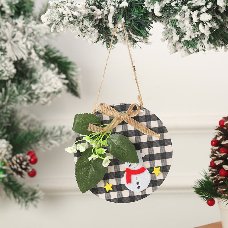 Dekorative Weihnachtsanhänger mit Schneemann-Motiv Karnz