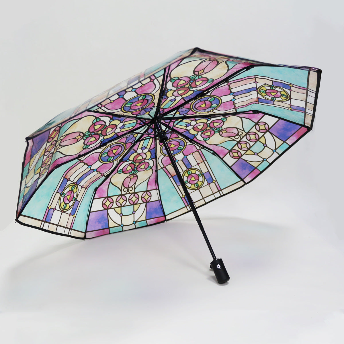 Damen Regenbogenfarbiger Regenschirm Karnz