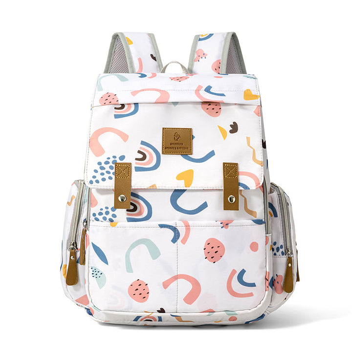 Verspielter Muster Multi-Fach Rucksack Karnz
