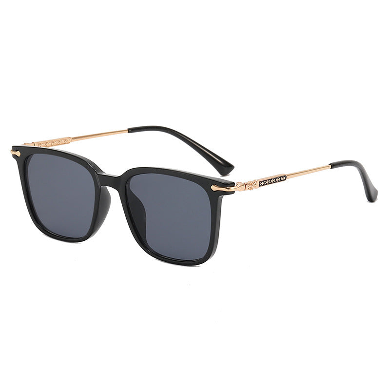 Damen modische Sonnenbrille mit elegantem Rahmen und kontrastierenden Gläsern Karnz