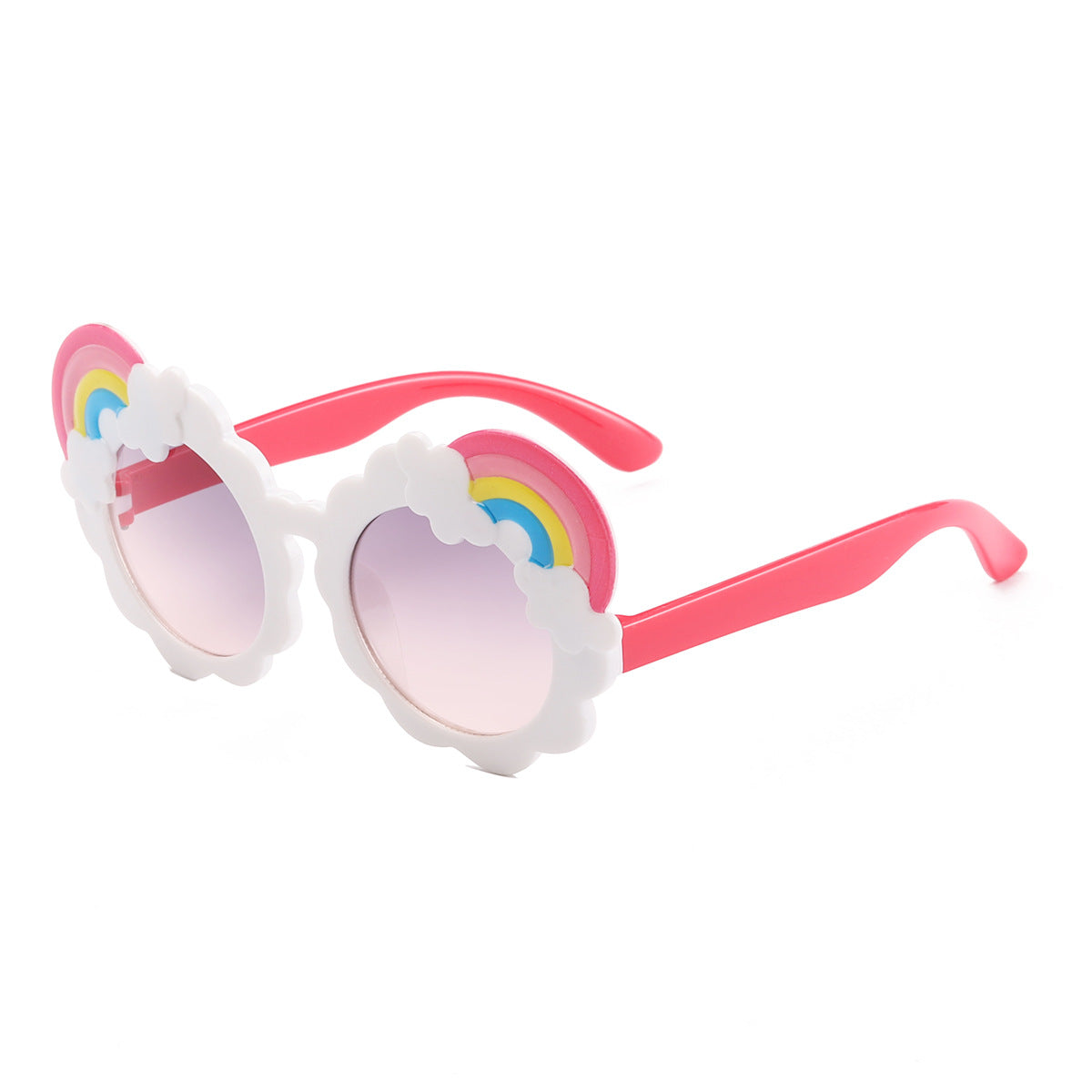 Damen designorientierte Sonnenbrille mit blütenförmigem Rahmen Karnz