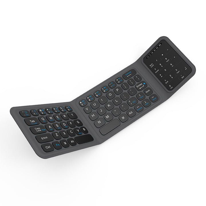 Faltbare Bluetooth-Tastatur mit leisen Schaltern Karnz