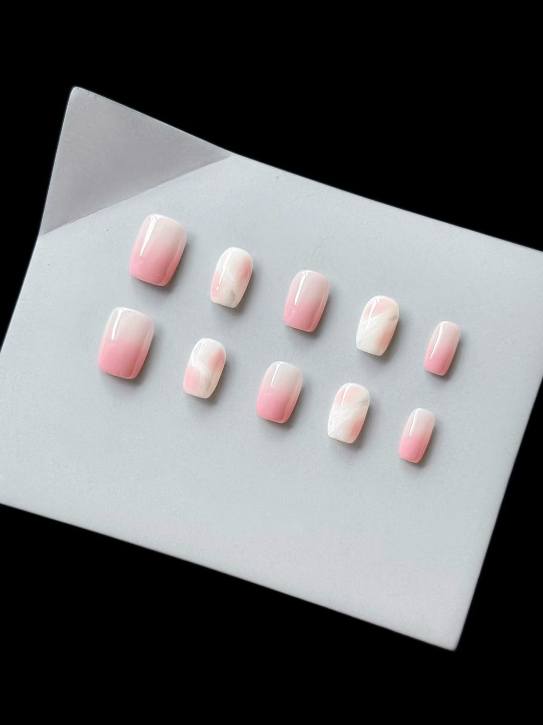 Künstlerische Ombré Druck-Nägel