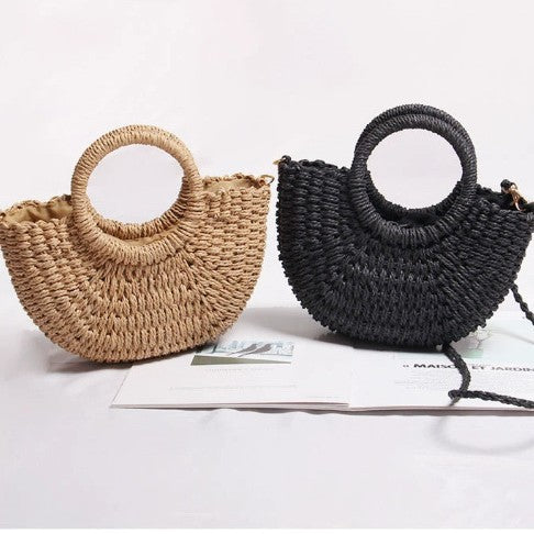 Damen Handtasche mit geflochtenem Design Karnz