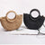 Damen Handtasche mit geflochtenem Design Karnz